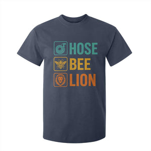 Hose Bee Lion Funny Meme Word Pun Retro T Shirt For Kid