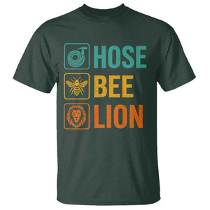 Hose Bee Lion Funny Meme Word Pun Retro T Shirt