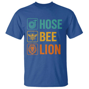 Hose Bee Lion Funny Meme Word Pun Retro T Shirt