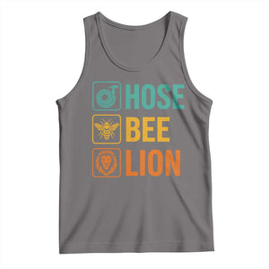 Hose Bee Lion Funny Meme Word Pun Retro Tank Top