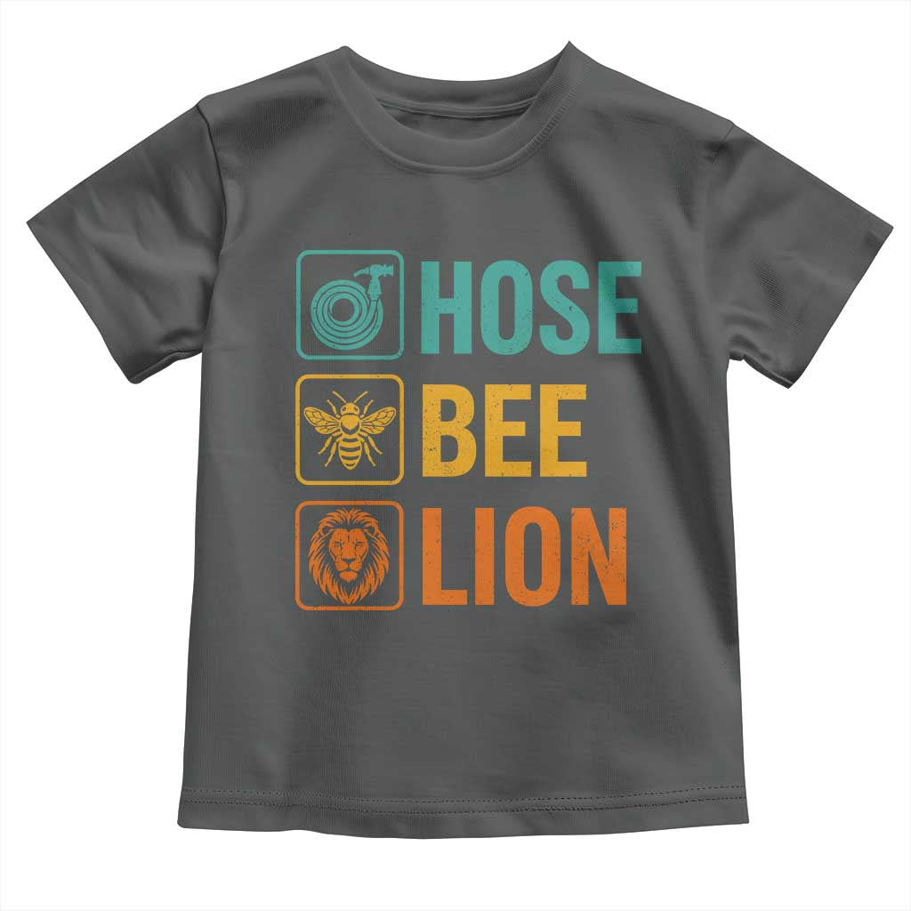 Hose Bee Lion Funny Meme Word Pun Retro Toddler T Shirt