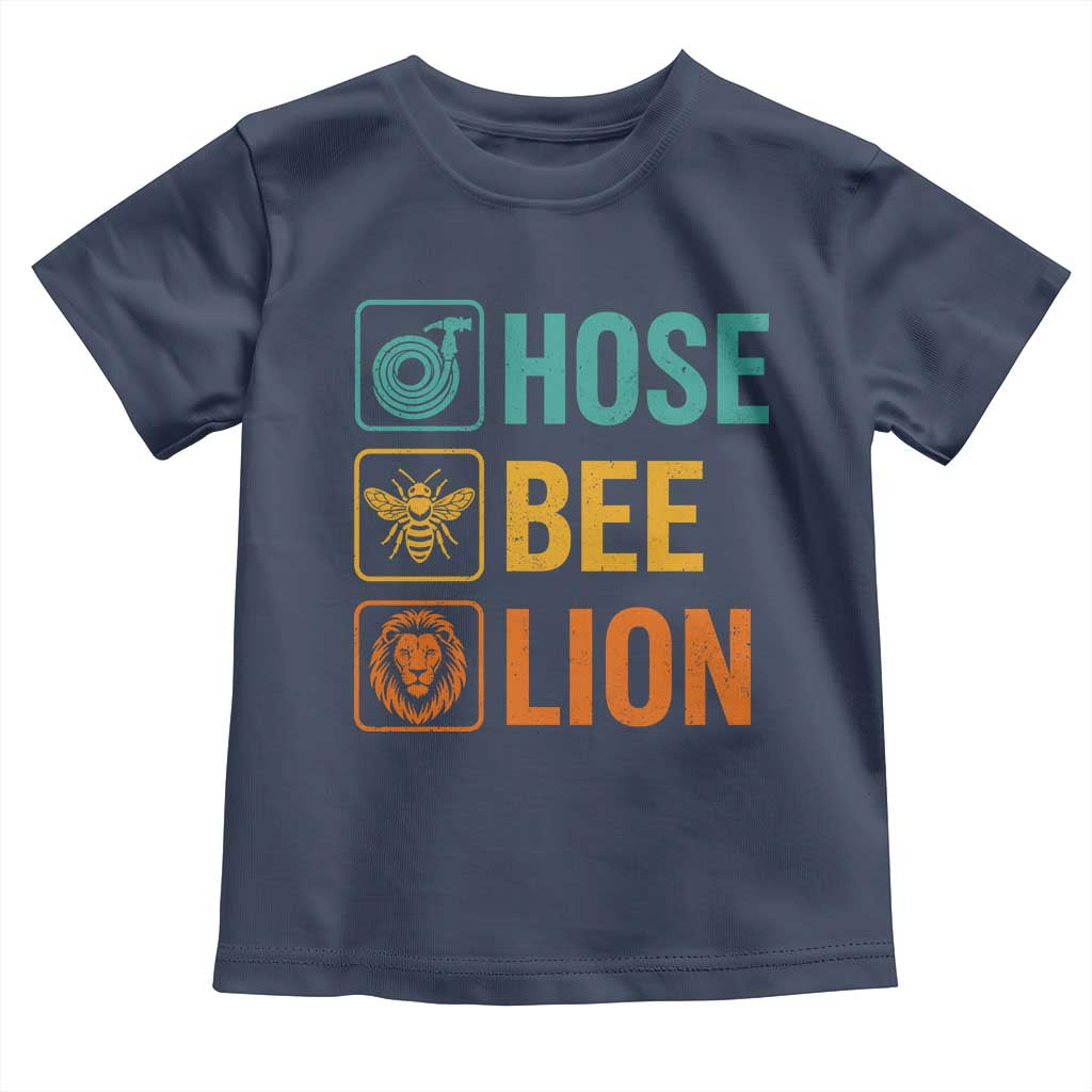 Hose Bee Lion Funny Meme Word Pun Retro Toddler T Shirt