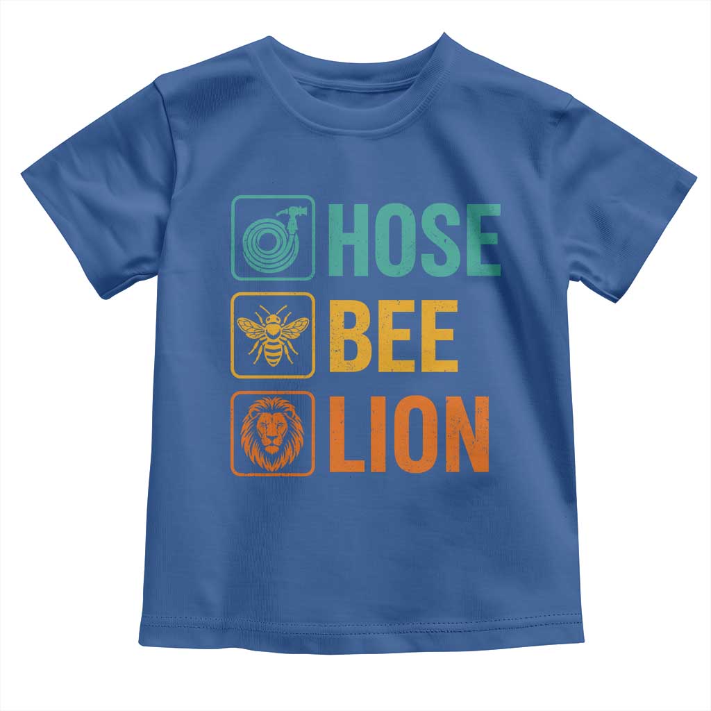 Hose Bee Lion Funny Meme Word Pun Retro Toddler T Shirt