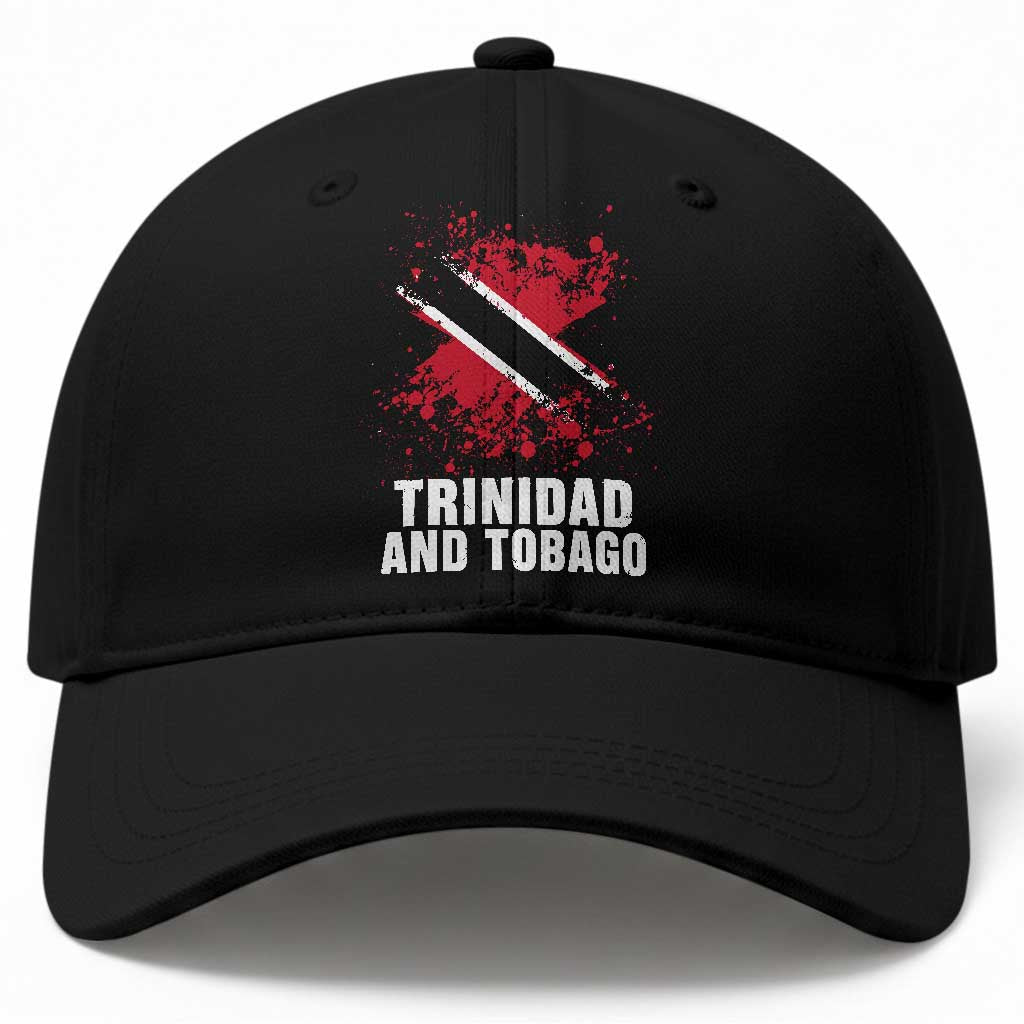 Trinidad And Tobago Baseball Cap Retro Vintage Watercolors Trinidadian Flag TS11 Print Your Wear