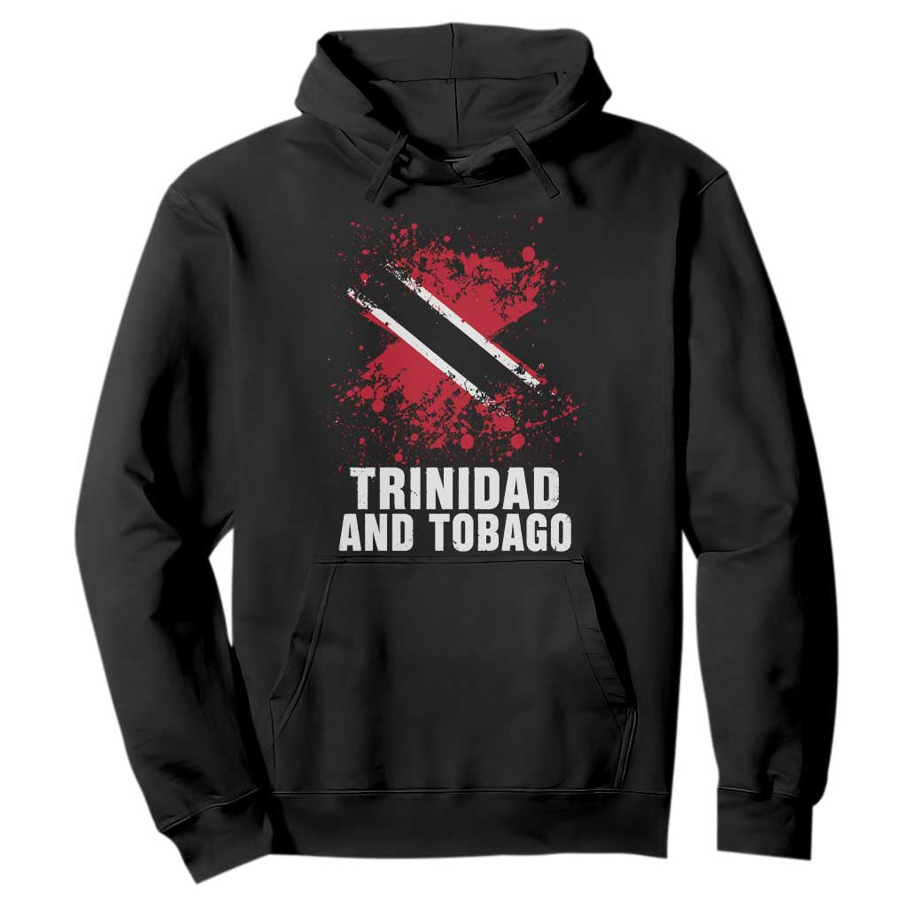 Trinidad And Tobago Hoodie Retro Vintage Watercolors Trinidadian Flag TS11 Black Print Your Wear