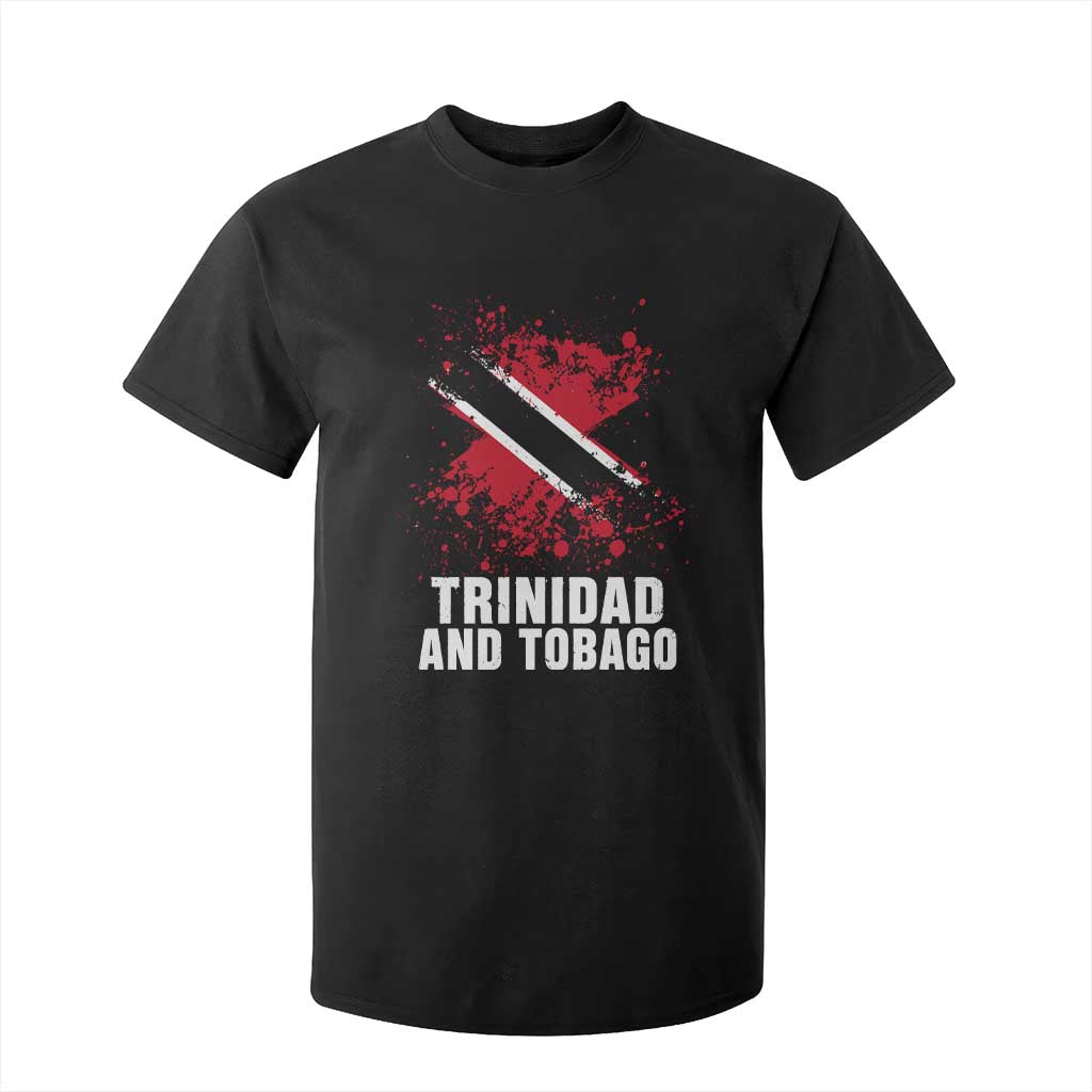 Trinidad And Tobago T Shirt For Kid Retro Vintage Watercolors Trinidadian Flag TS11 Black Print Your Wear