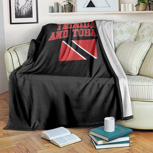 Trinidad And Tobago Athletic Throwback Design Throw Blanket Vintage Trinidadian Flag