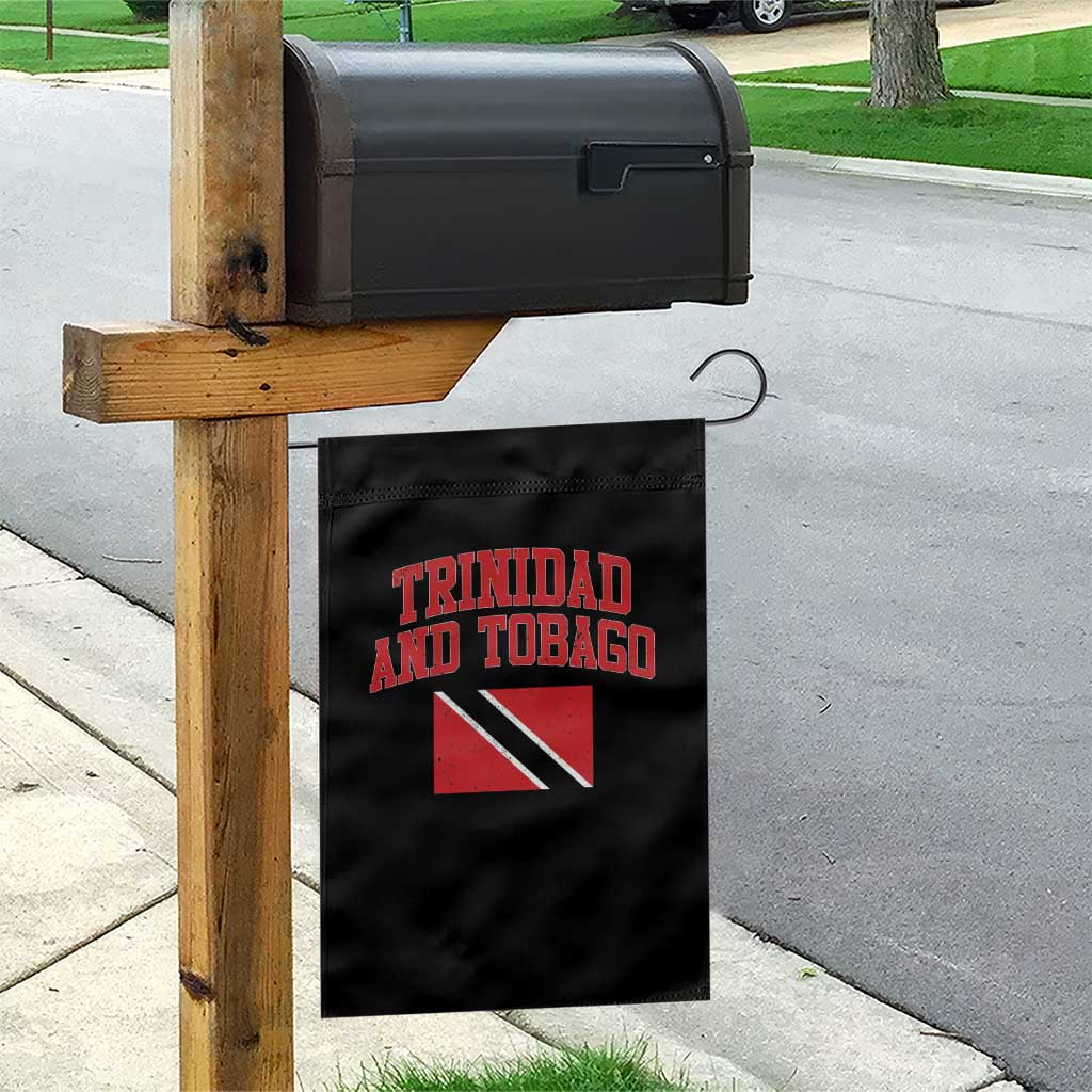 Trinidad And Tobago Athletic Throwback Design Garden Flag Vintage Trinidadian Flag