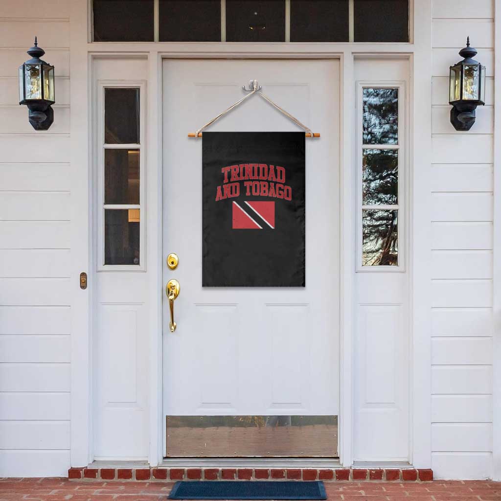 Trinidad And Tobago Athletic Throwback Design Garden Flag Vintage Trinidadian Flag