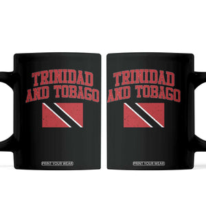 Trinidad And Tobago Athletic Throwback Design Coffee Mug Vintage Trinidadian Flag