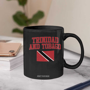 Trinidad And Tobago Athletic Throwback Design Coffee Mug Vintage Trinidadian Flag
