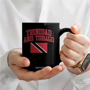 Trinidad And Tobago Athletic Throwback Design Coffee Mug Vintage Trinidadian Flag