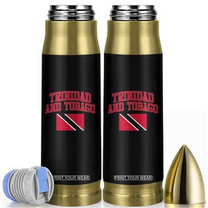 Trinidad And Tobago Athletic Throwback Design Bullet Tumbler Vintage Trinidadian Flag