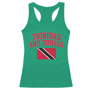Trinidad And Tobago Athletic Throwback Design Racerback Tank Top Vintage Trinidadian Flag