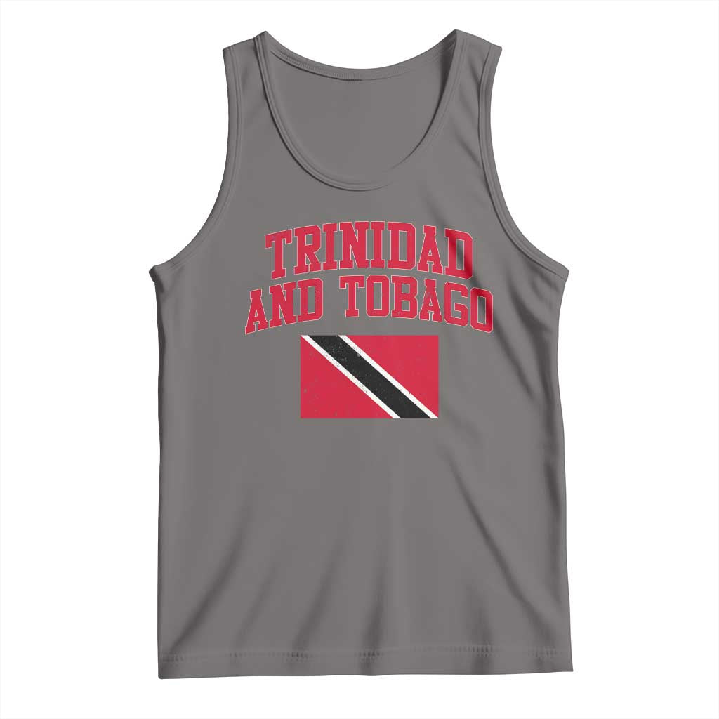 Trinidad And Tobago Athletic Throwback Design Tank Top Vintage Trinidadian Flag