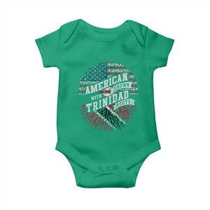 American Grown WIth Trinidad Roots Baby Onesie Proud Trinidadian and Tobagonian Americans
