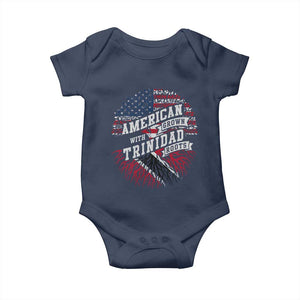 American Grown WIth Trinidad Roots Baby Onesie Proud Trinidadian and Tobagonian Americans