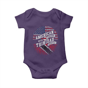 American Grown WIth Trinidad Roots Baby Onesie Proud Trinidadian and Tobagonian Americans