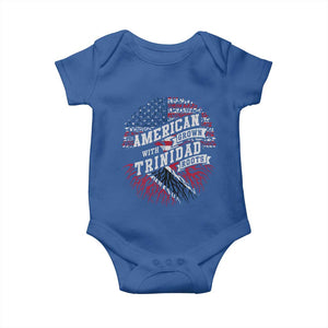 American Grown WIth Trinidad Roots Baby Onesie Proud Trinidadian and Tobagonian Americans