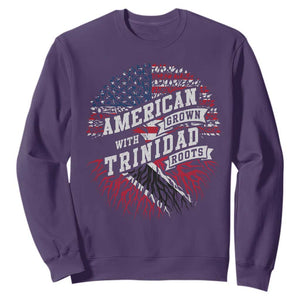 American Grown WIth Trinidad Roots Sweatshirt Proud Trinidadian and Tobagonian Americans