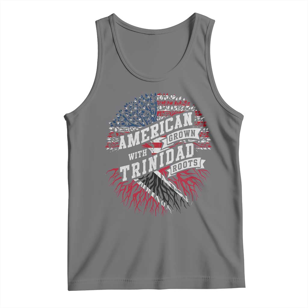 American Grown WIth Trinidad Roots Tank Top Proud Trinidadian and Tobagonian Americans