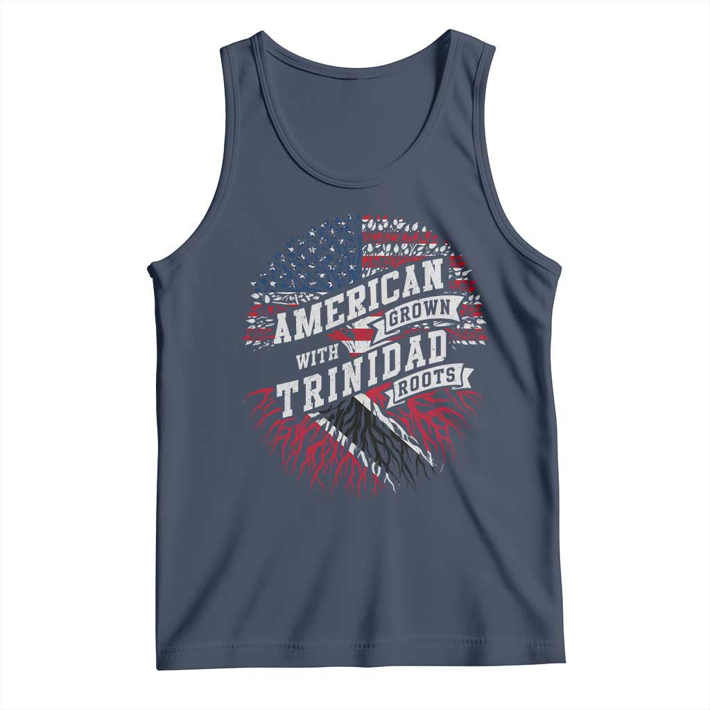 American Grown WIth Trinidad Roots Tank Top Proud Trinidadian and Tobagonian Americans