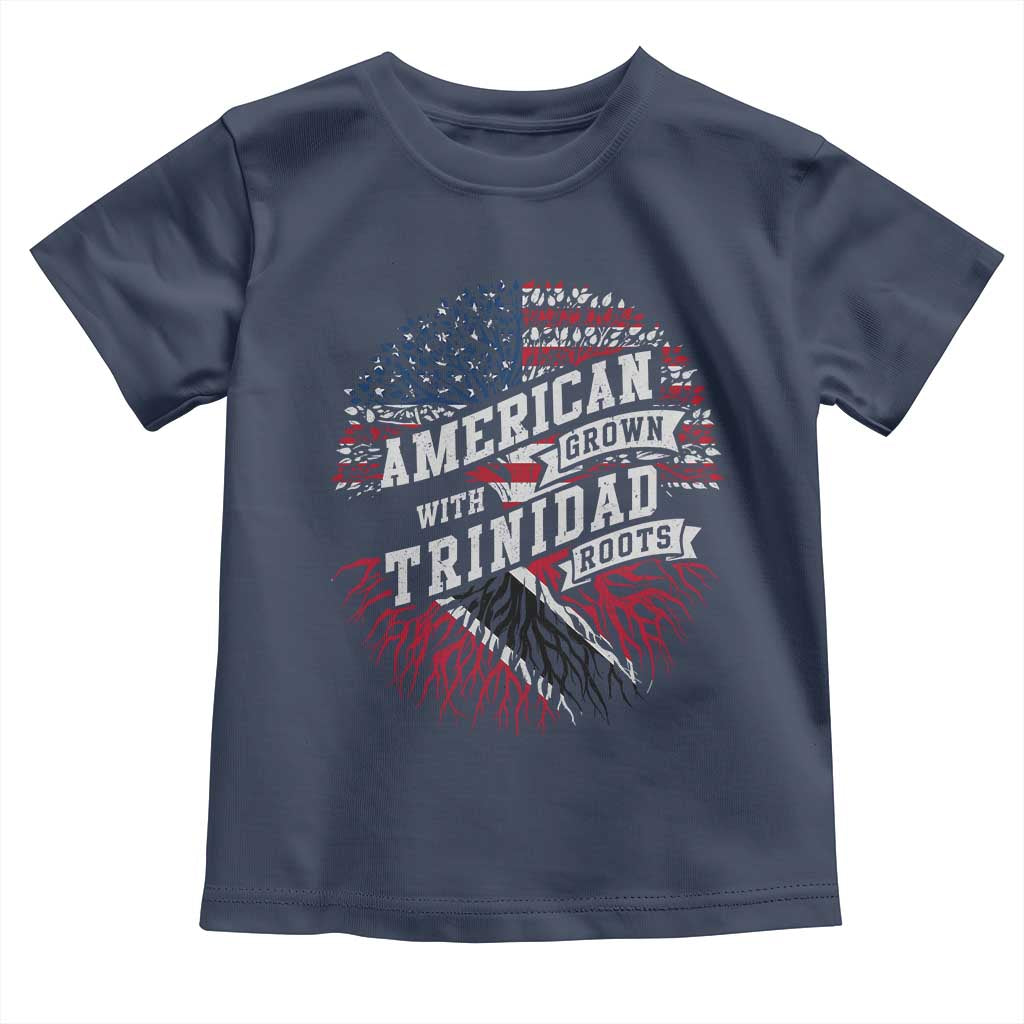 American Grown WIth Trinidad Roots Toddler T Shirt Proud Trinidadian and Tobagonian Americans