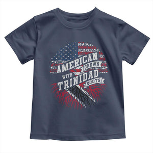 American Grown WIth Trinidad Roots Toddler T Shirt Proud Trinidadian and Tobagonian Americans