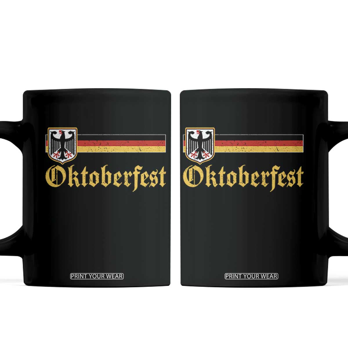 Oktoberfest German Bundesadler Coat of Arms Coffee Mug Bavarian Drinking Festival