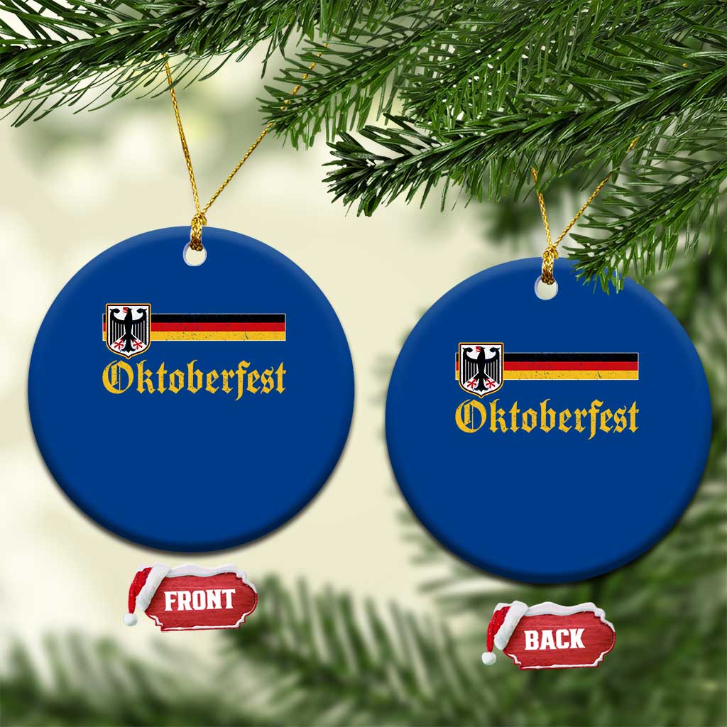 Oktoberfest German Bundesadler Coat of Arms Ceramic Ornament Bavarian Drinking Festival