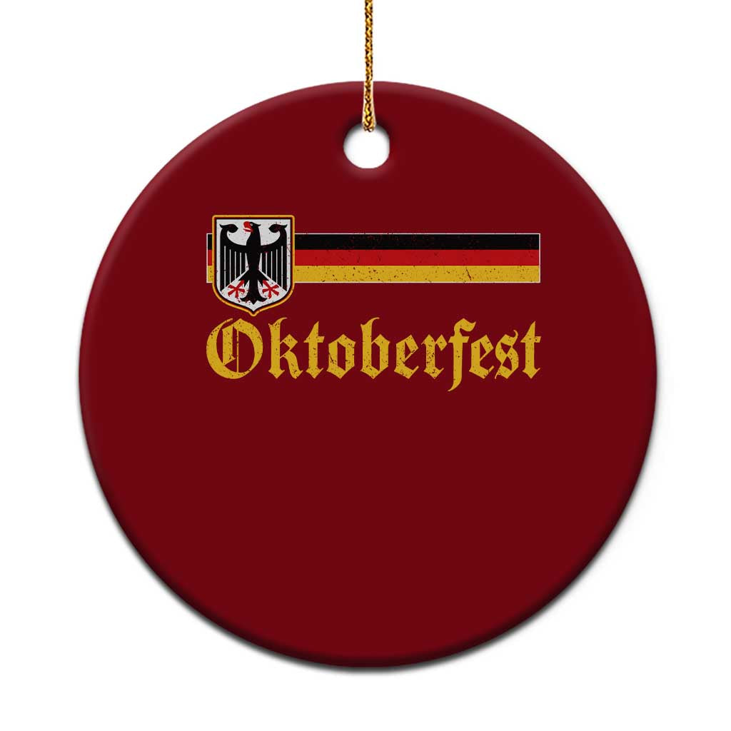 Oktoberfest German Bundesadler Coat of Arms Ceramic Ornament Bavarian Drinking Festival
