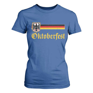 Oktoberfest German Bundesadler Coat of Arms T Shirt For Women Bavarian Drinking Festival