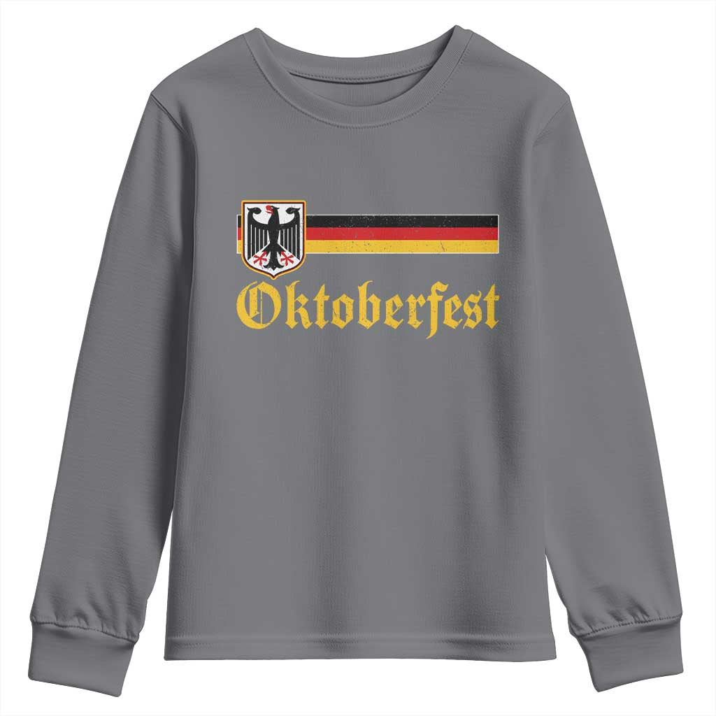 Oktoberfest German Bundesadler Coat of Arms Youth Sweatshirt Bavarian Drinking Festival