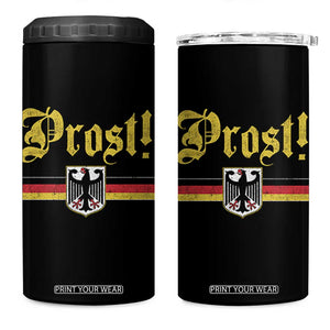 Prost Oktoberfest Beer Drinking 4 in 1 Can Cooler Tumbler German Flag Bundesadler Coat of Arms