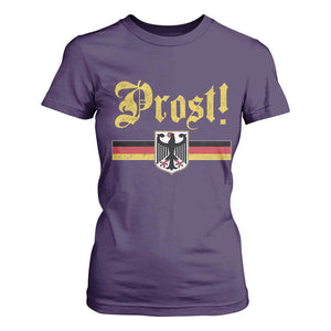 Prost Oktoberfest Beer Drinking T Shirt For Women German Flag Bundesadler Coat of Arms