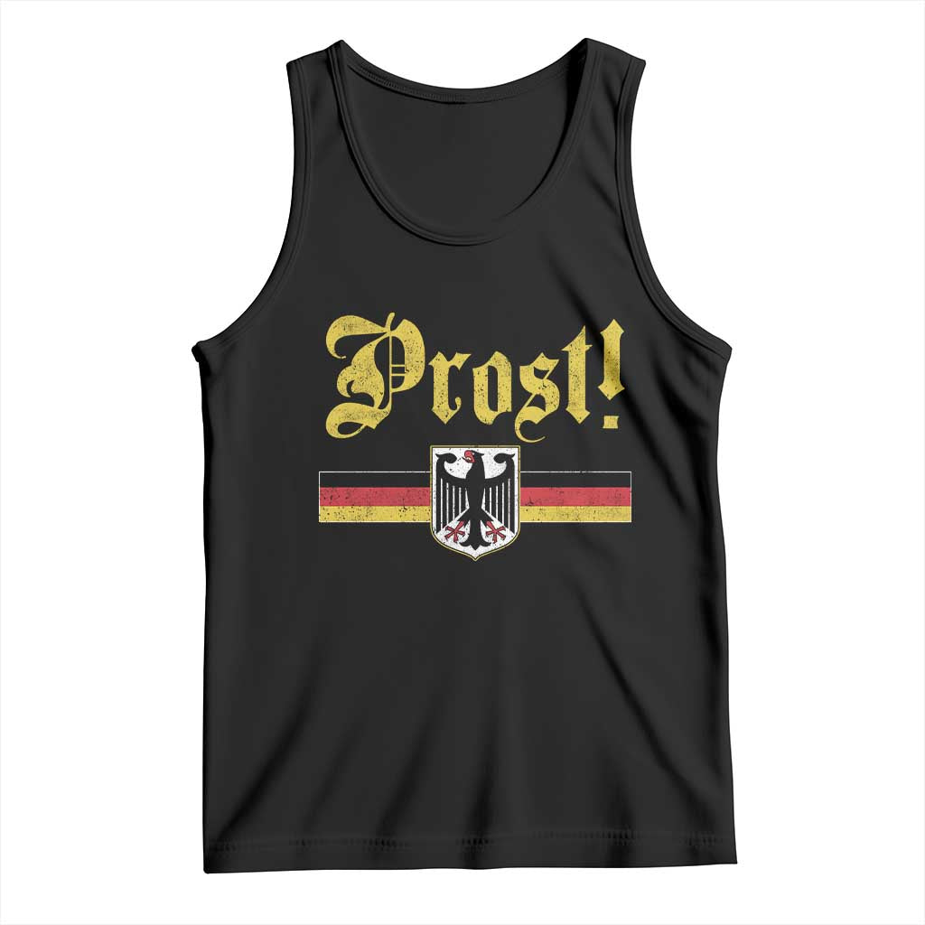 Prost Oktoberfest Beer Drinking Tank Top German Flag Bundesadler Coat of Arms