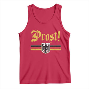 Prost Oktoberfest Beer Drinking Tank Top German Flag Bundesadler Coat of Arms