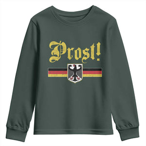 Prost Oktoberfest Beer Drinking Youth Sweatshirt German Flag Bundesadler Coat of Arms