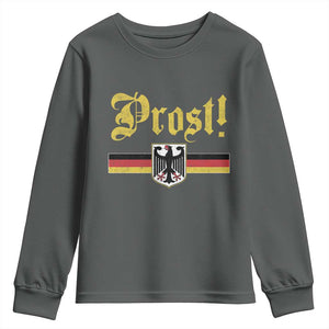 Prost Oktoberfest Beer Drinking Youth Sweatshirt German Flag Bundesadler Coat of Arms