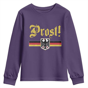 Prost Oktoberfest Beer Drinking Youth Sweatshirt German Flag Bundesadler Coat of Arms