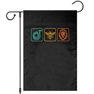 Hose Bee Lion Icons Funny Meme Retro Garden Flag