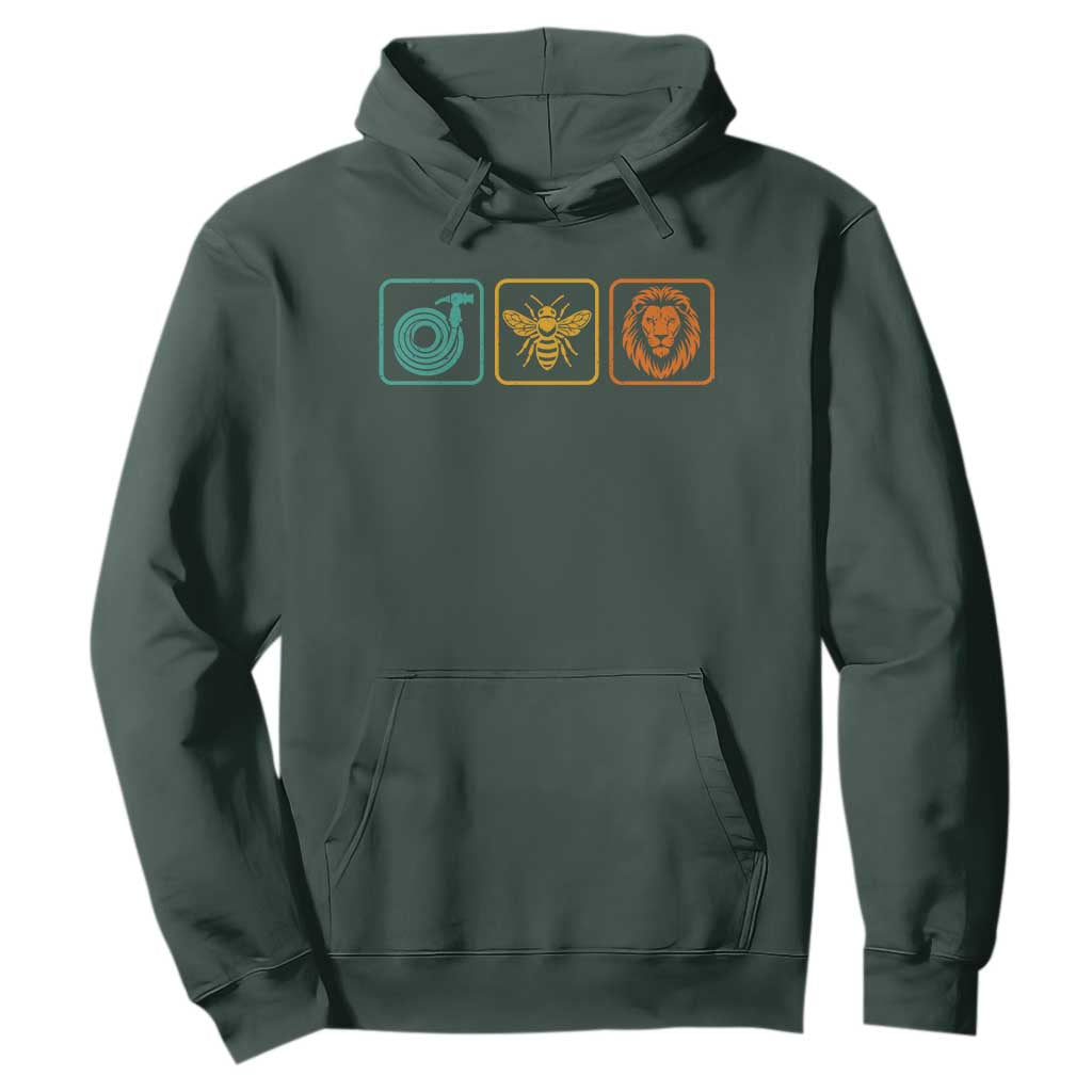 Hose Bee Lion Icons Funny Meme Retro Hoodie