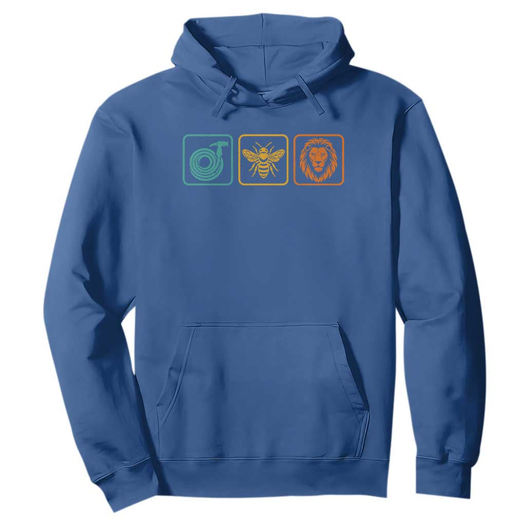 Hose Bee Lion Icons Funny Meme Retro Hoodie