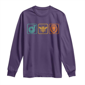Hose Bee Lion Icons Funny Meme Retro Long Sleeve Shirt
