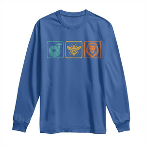 Hose Bee Lion Icons Funny Meme Retro Long Sleeve Shirt