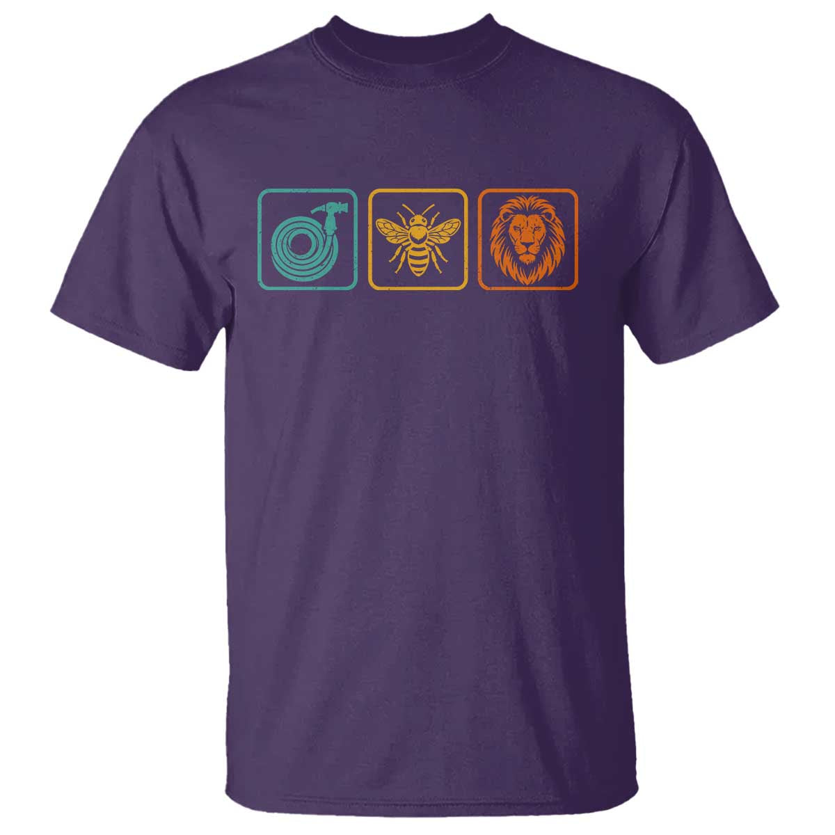 Hose Bee Lion Icons Funny Meme Retro T Shirt