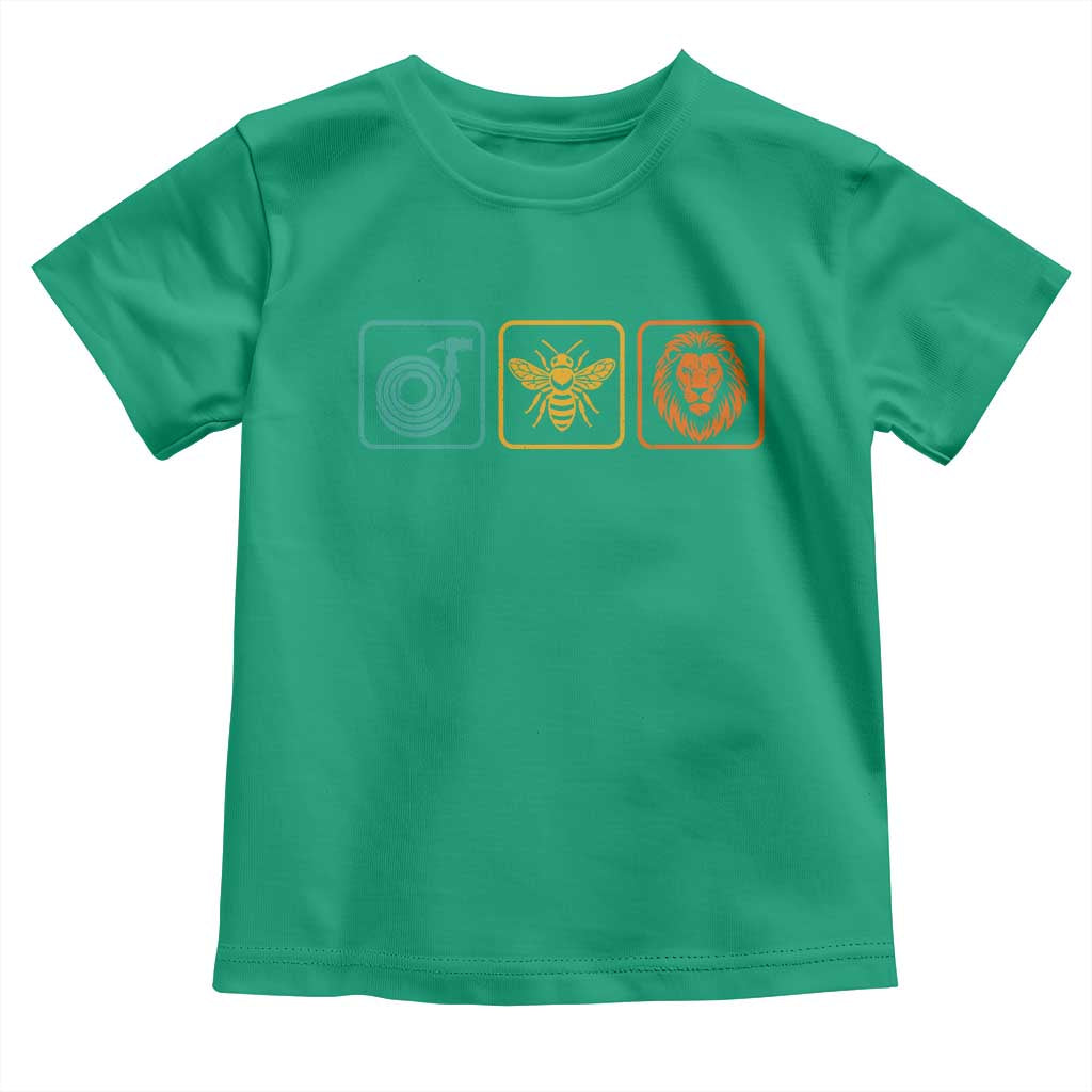 Hose Bee Lion Icons Funny Meme Retro Toddler T Shirt