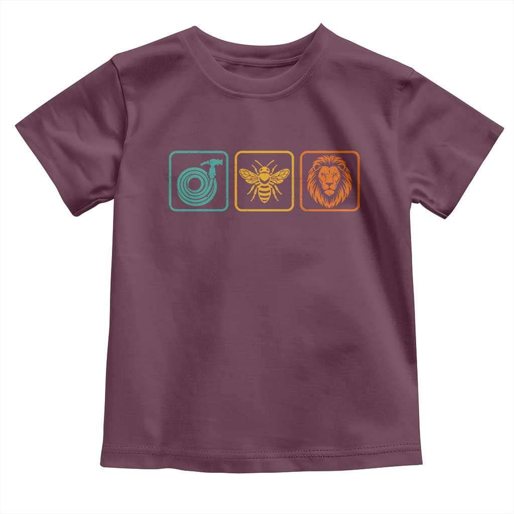 Hose Bee Lion Icons Funny Meme Retro Toddler T Shirt