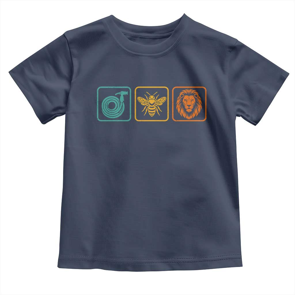 Hose Bee Lion Icons Funny Meme Retro Toddler T Shirt