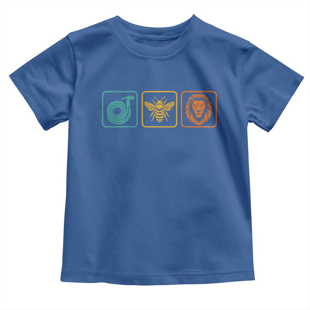 Hose Bee Lion Icons Funny Meme Retro Toddler T Shirt